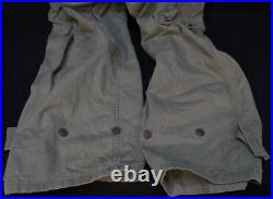 WWII U. S. Army Herringbone Twill HBT Mechanic Tanker Coveralls 13 Star Buttons