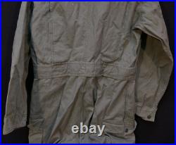 WWII U. S. Army Herringbone Twill HBT Mechanic Tanker Coveralls 13 Star Buttons