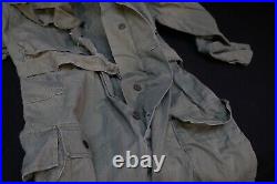 WWII U. S. Army Herringbone Twill HBT Mechanic Tanker Coveralls 13 Star Buttons