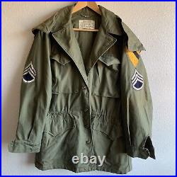 WWII U. S Army M-1943 M1943 Field Jacket 1st Version 36 L Original Authentic