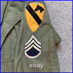 WWII U. S Army M-1943 M1943 Field Jacket 1st Version 36 L Original Authentic