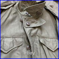 WWII U. S Army M-1943 M1943 Field Jacket 1st Version 36 L Original Authentic