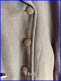 WWII U. S. Army M1939 Wool Overcoat with Liner Corporal Rank OD Wool Vintage WWII U. S. Army M1939 Wool Overcoat with Liner Corporal Rank OD Wool Vintage