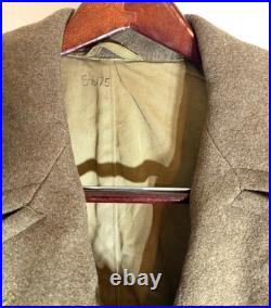WWII U. S. Army M1939 Wool Overcoat with Liner Corporal Rank OD Wool Vintage WWII U. S. Army M1939 Wool Overcoat with Liner Corporal Rank OD Wool Vintage