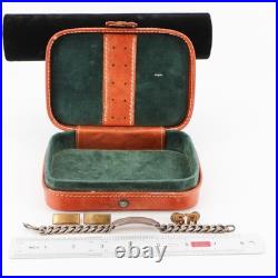 WWII U. S. Army Officer Group Named Silver ID Bracelet, Monogrammed Box & Isignia