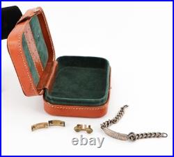 WWII U. S. Army Officer Group Named Silver ID Bracelet, Monogrammed Box & Isignia