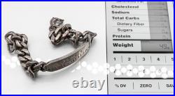 WWII U. S. Army Officer Group Named Silver ID Bracelet, Monogrammed Box & Isignia