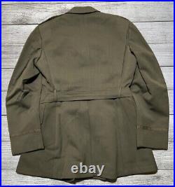 WWII U. S. Army Officer's Service Coat Size 39 R Dated 1942