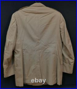 WWII U. S. Army Officers Class A Uniform Coat Jacket Summer Khaki'Clipper Craft