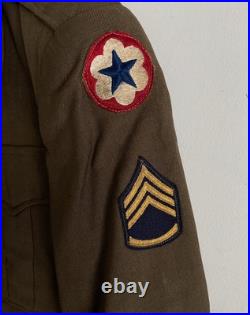 WWII U. S. Army Service Forces Service Dress Jacket Sergeant