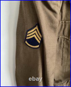 WWII U. S. Army Service Forces Service Dress Jacket Sergeant