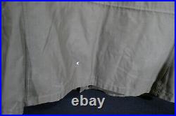 WWII U. S. Army USAAF M1943 Field Jacket Size 40R Wartime Issue M43 with Drawstring