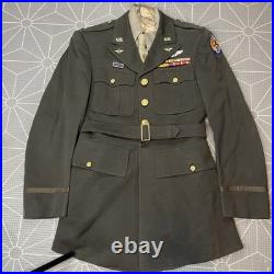 WWII US 10th Army Air Force Officer Uniform Jacket with Belt