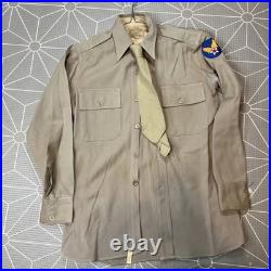 WWII US 10th Army Air Force Officer Uniform Jacket with Belt