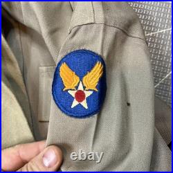 WWII US 10th Army Air Force Officer Uniform Jacket with Belt