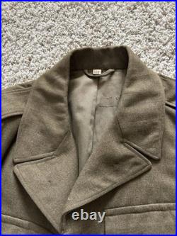 WWII US 1st Army Ike Jacket Uniform WW2 Sz 40R First Sergeant Coat Tunic WWII US 1st Army Ike Jacket Uniform WW2 Sz 40R First Sergeant Coat Tunic
