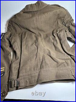 WWII US 3rd Army T Technician Fourth Grade Jacket Field Wool 1945 Size 36R