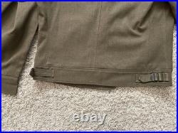 WWII US 8th Army Air Forces Ike Jacket Uniform WW2 Sz 36R Wool Patches