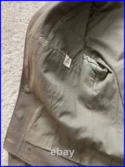 WWII US 8th Army Air Forces Ike Jacket Uniform WW2 Sz 36R Wool Patches