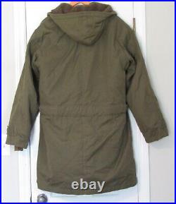 WWII US ARMY Cold Weather Overcoat Parka withliner. Size M