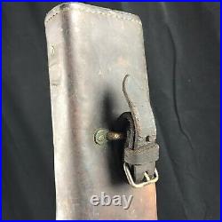 WWII US ARMY Harley Davidson Motorcycle Rifle Leather Scabbard