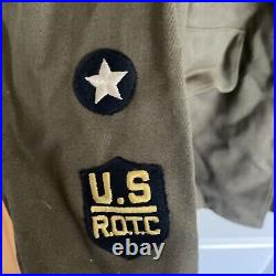 WWII US ARMY NMMI ROTC Cadet UNIFORM 1944