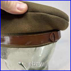 WWII US American Army Air Corps Enlisted Man Service Crusher Visor Cap WW2 RARE