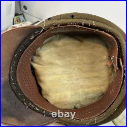 WWII US American Army Air Corps Enlisted Man Service Crusher Visor Cap WW2 RARE