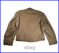 WWII US Army 10th Mountain Division Ike Jacket 75th Field Artillery Leadership