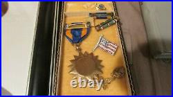 WWII US Army 15th Air Force Pilot Uniform 97th Bomb Group Medal Unit History WIA