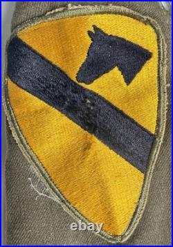 WWII US Army 1st Cavalry Ike Jacket Uniform 1940's (SSG)(ROKPUC) 9th Corps