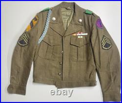 WWII US Army 1st Cavalry Ike Jacket Uniform 1940's (SSG)(ROKPUC) 9th Corps WWII US Army 1st Cavalry Ike Jacket Uniform 1940's (SSG)(ROKPUC) 9th Corps