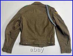 WWII US Army 1st Cavalry Ike Jacket Uniform 1940's (SSG)(ROKPUC) 9th Corps
