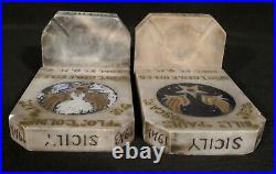 WWII US Army 2041st Quartermaster Truck Co. Aviation Campaign Bookends Ashtray