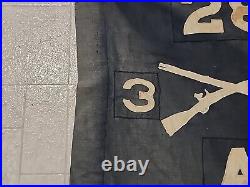 WWII US Army 28th Infantry Regiment A Co Regimental Guidon Flag Swallow Tail