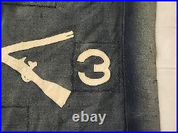 WWII US Army 28th Infantry Regiment A Co Regimental Guidon Flag Swallow Tail