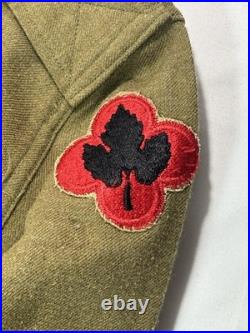 WWII US Army 43rd Infantry Division Ike Jacket Uniform Set Corporal Rank