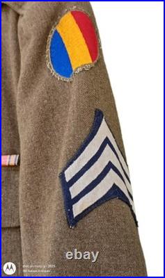 WWII US Army 45th Infantry Division (Thunderbird) Enlisted Man's Service WWII US Army 45th Infantry Division (Thunderbird) Enlisted Man's Service