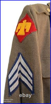 WWII US Army 45th Infantry Division (Thunderbird) Enlisted Man's Service WWII US Army 45th Infantry Division (Thunderbird) Enlisted Man's Service