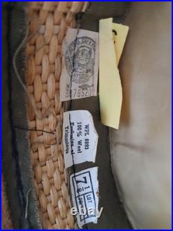 WWII US Army & AAF Army Air Force Officer Visor Hat Cap Size 7 1/8 original