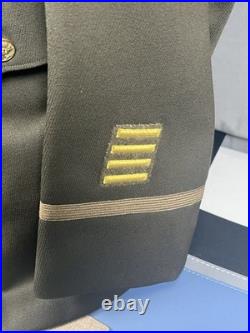 WWII US Army ADSEC ETO Officers Uniform Jacket with Belt & OISE Tab Named