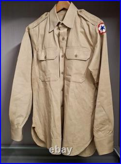 WWII US Army ASF Officer Uniform Group Named ELFERT Dec 1943 Coat & Shirt WWII US Army ASF Officer Uniform Group Named ELFERT Dec 1943 Coat & Shirt