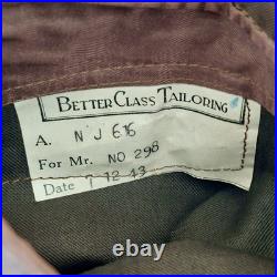 WWII US Army ASF Officer Uniform Group Named ELFERT Dec 1943 Coat & Shirt WWII US Army ASF Officer Uniform Group Named ELFERT Dec 1943 Coat & Shirt