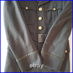WWII US Army ASF Officer Uniform Group Named ELFERT Dec 1943 Coat & Shirt WWII US Army ASF Officer Uniform Group Named ELFERT Dec 1943 Coat & Shirt