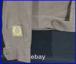 WWII US Army Advance Sector T/4 Jacket Field Wool OD Ike 1944 Sz 38L'F. REUM