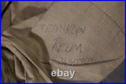 WWII US Army Advance Sector T/4 Jacket Field Wool OD Ike 1944 Sz 38L'F. REUM