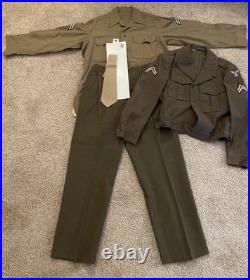 WWII US Army Air Corp Named Pilot Uniform Group 12 WithPatches WWII US Army Air Corp Named Pilot Uniform Group 12 WithPatches