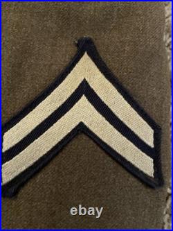 WWII US Army Air Corp Named Pilot Uniform Group 12 WithPatches
