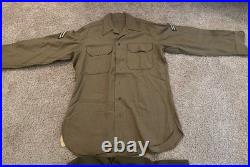 WWII US Army Air Corp Named Pilot Uniform Group 12 WithPatches