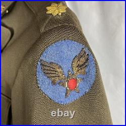 WWII US Army Air Corp Uniform Hart Schaffner Marx Tailored Bullion Patch